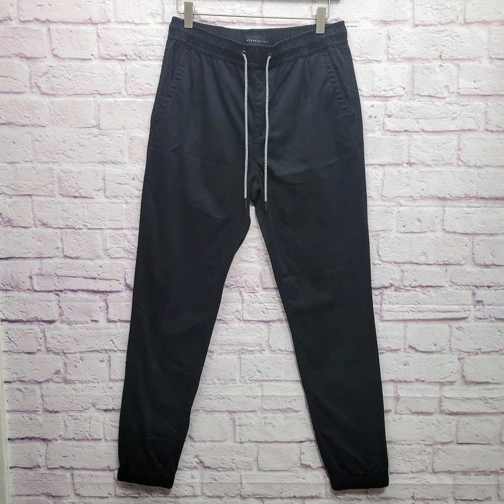 Aeropostale Twill Chino Slim Jogger Pants Mens‎ XS Tapered Minimalist Streetwear